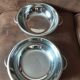 Lot de 2 saladiers  inox