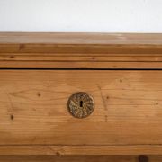 Antique solid pine chest of drawers – European rustic chest of drawers – circa 1900