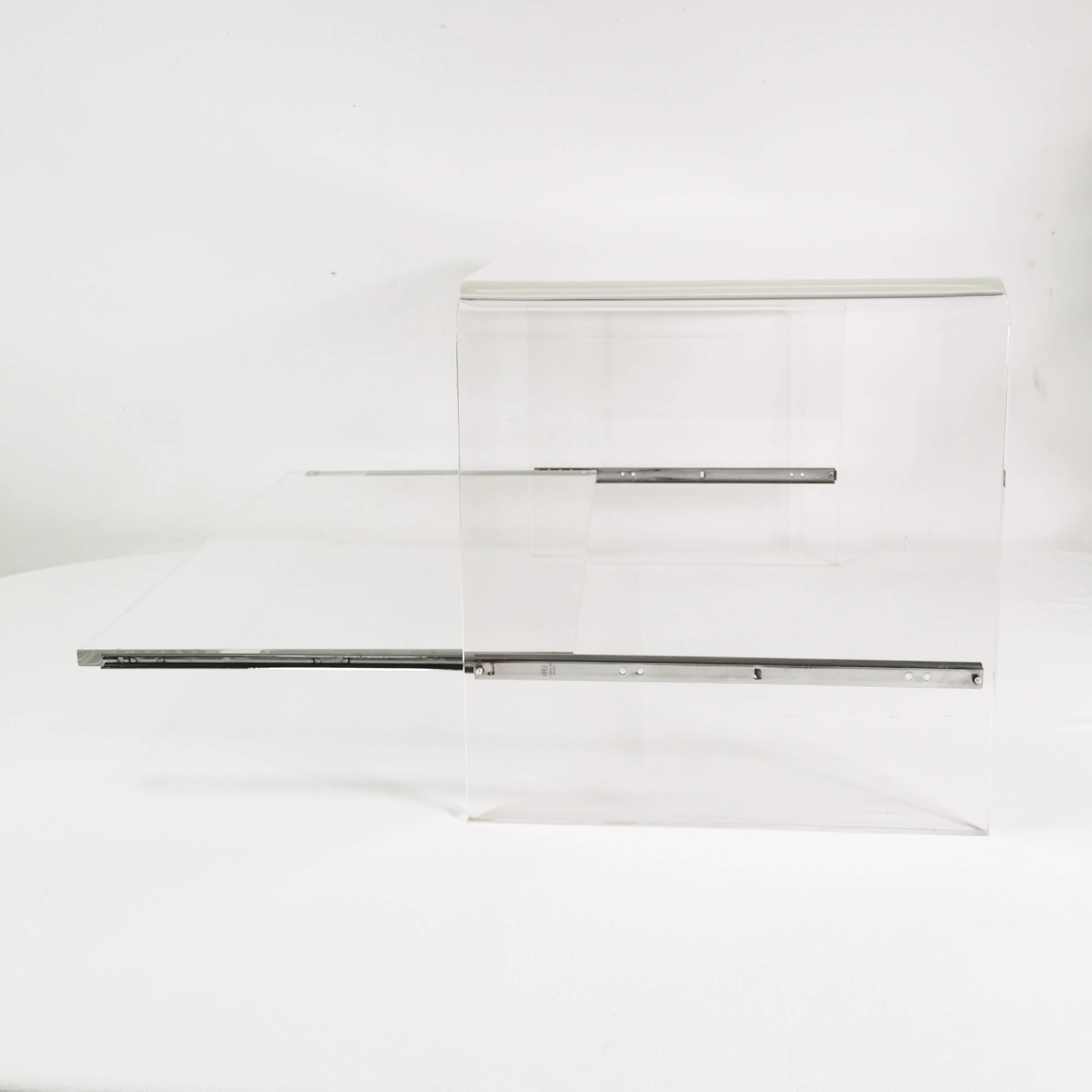 Modernist cabinet - plexiglass, Italy, 1970s