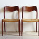 Pair of chairs n ° 71 by Niels O Moller for JL Mollers Møbelfabrik
