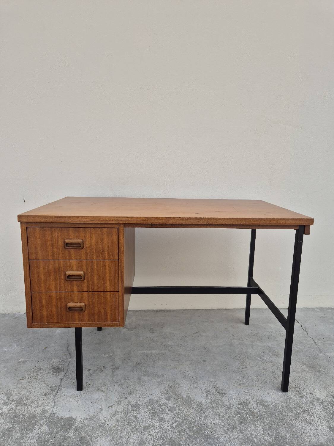 Vintage 1950s Scandinavian style modernist desk