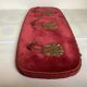 Porte manteau baroque velours grenat bordeaux