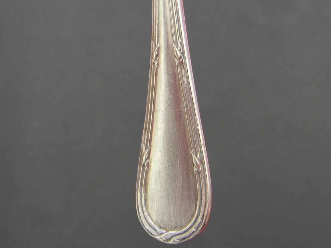 Set of 10 teaspoons in silver metal argit