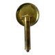 Vintage brass Scandinavian Art Deco wall candle holder sconce