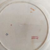 Assiette fleurie Cauldon England 19e