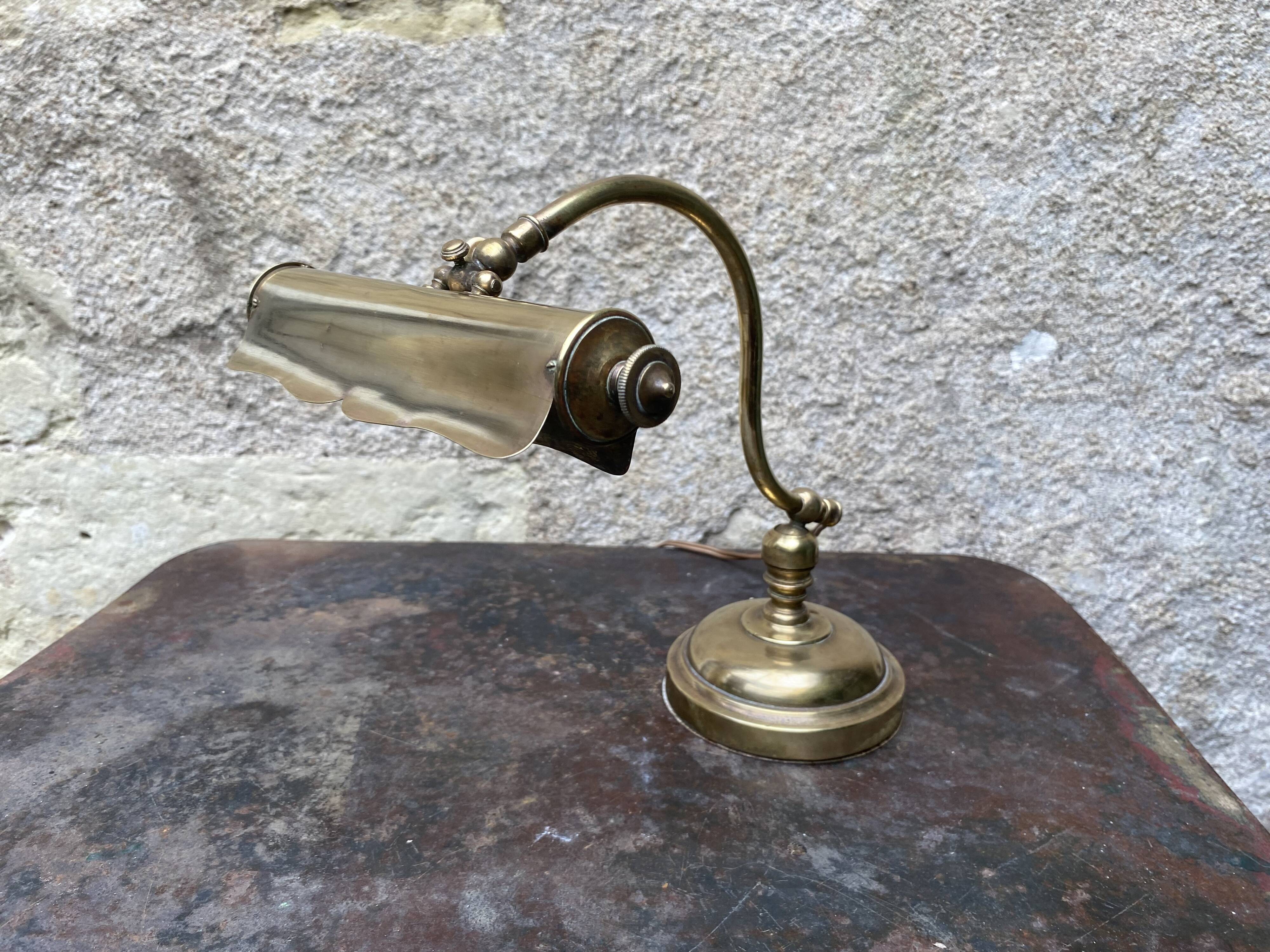 Brass piano lamp