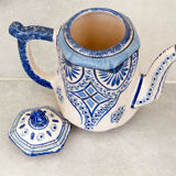 Quimper porcelain tea or coffee service signed Henriot from 76