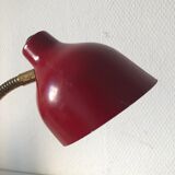 Devil red cocotte lamp vintage 1950 27cm