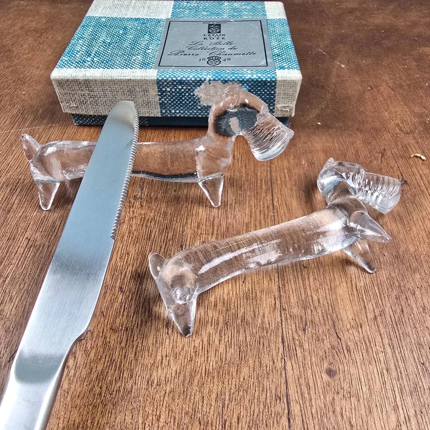 Set of 2 vintage Scottish Terrier knife rests – The Rose Tin