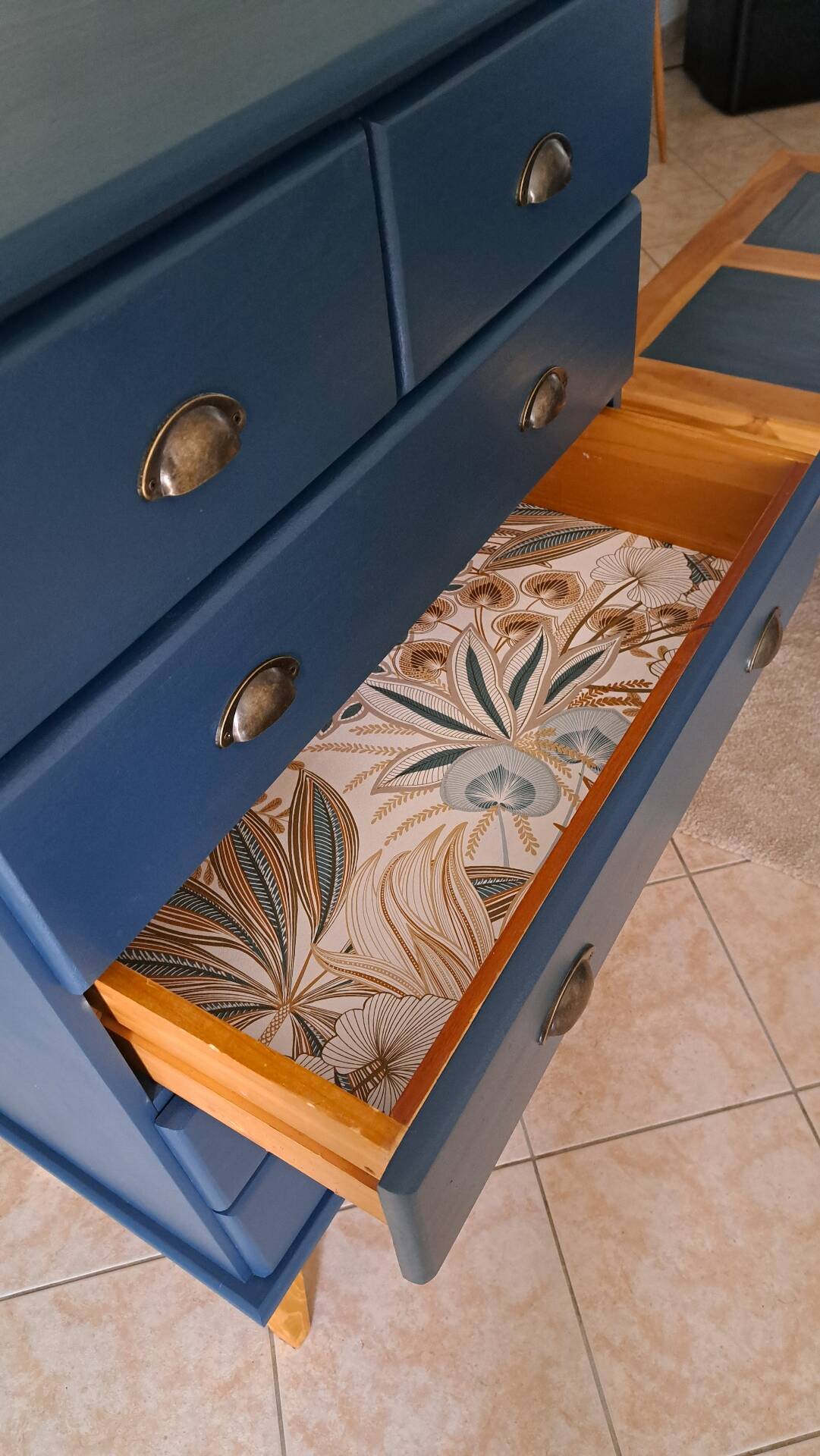 Commode blue ganne