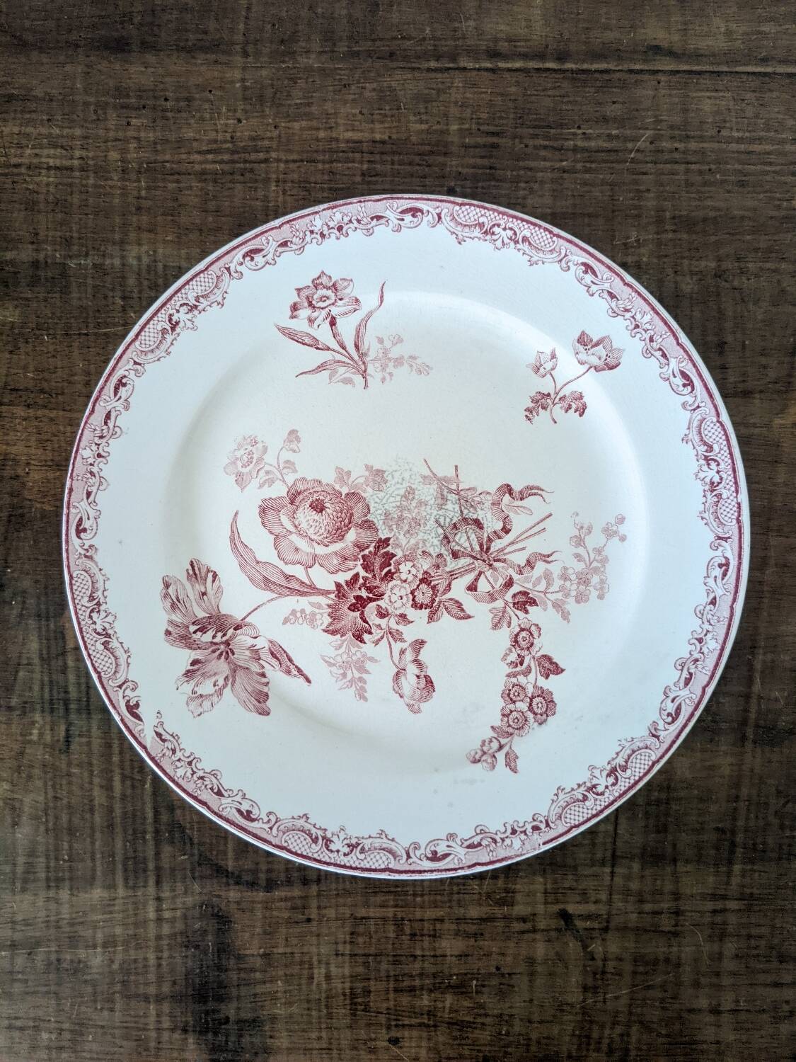Fontanges Sarreguemines dish
