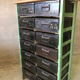 Old trade furniture workshop cabinet