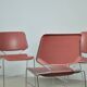 MATRIX Krueger dining chairs designed by Thomas Tolleson, 1970s USA