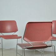 MATRIX Krueger dining chairs designed by Thomas Tolleson, 1970s USA
