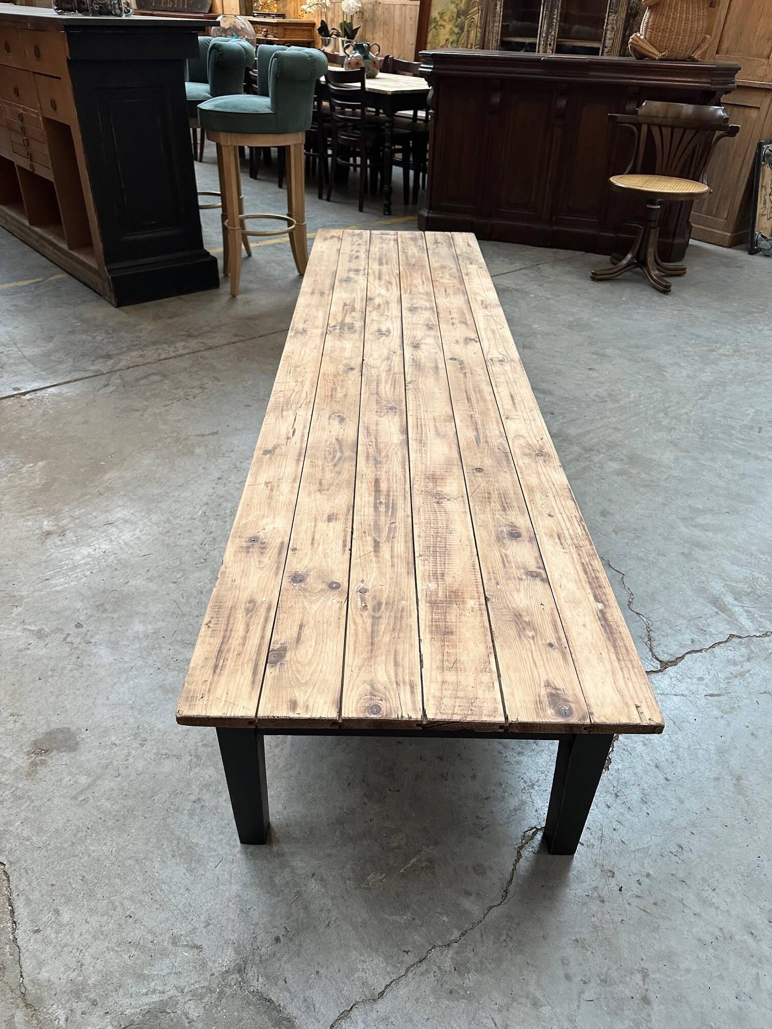 Large mid-20th century coffee table