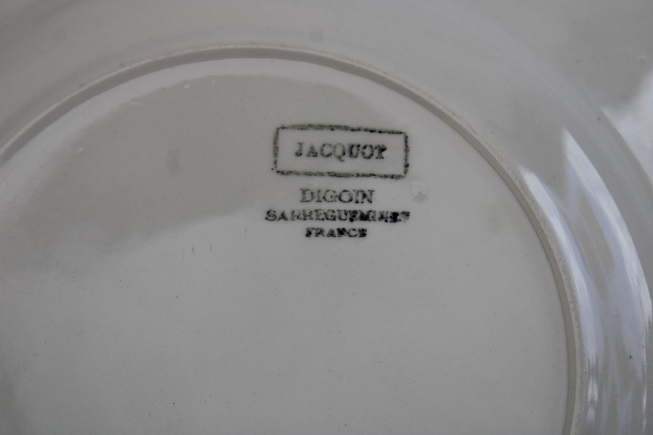 Lot of 6 plates Digoin