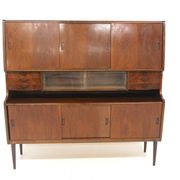 Enfilade scandinave en noyer, Suède, 1960
