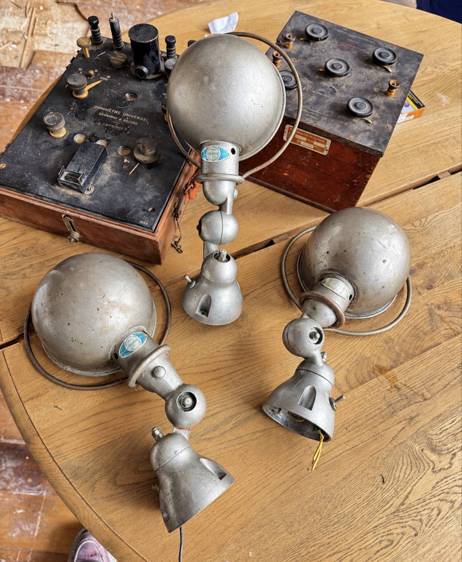 Jielde wall lamps from the 1960s