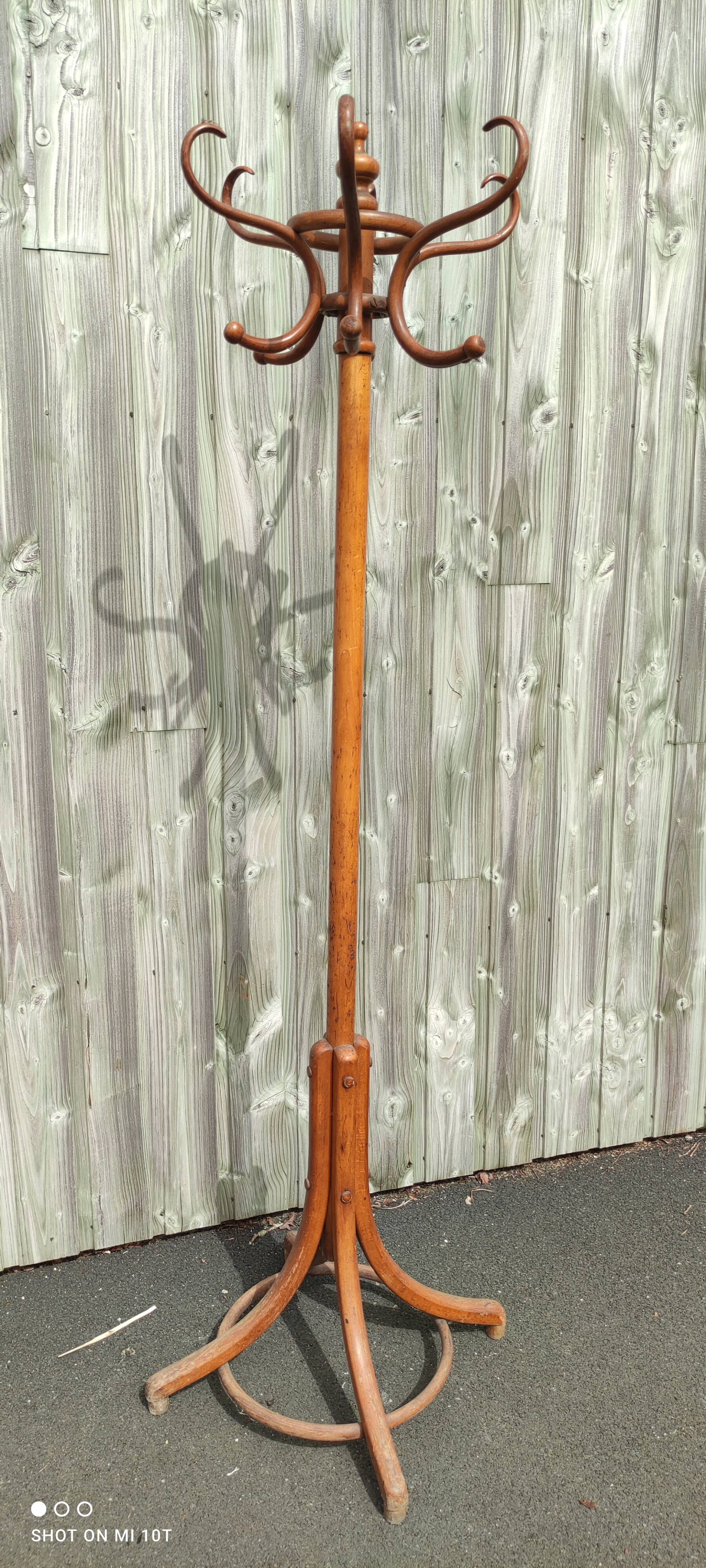 Ancien porte manteau perroquet