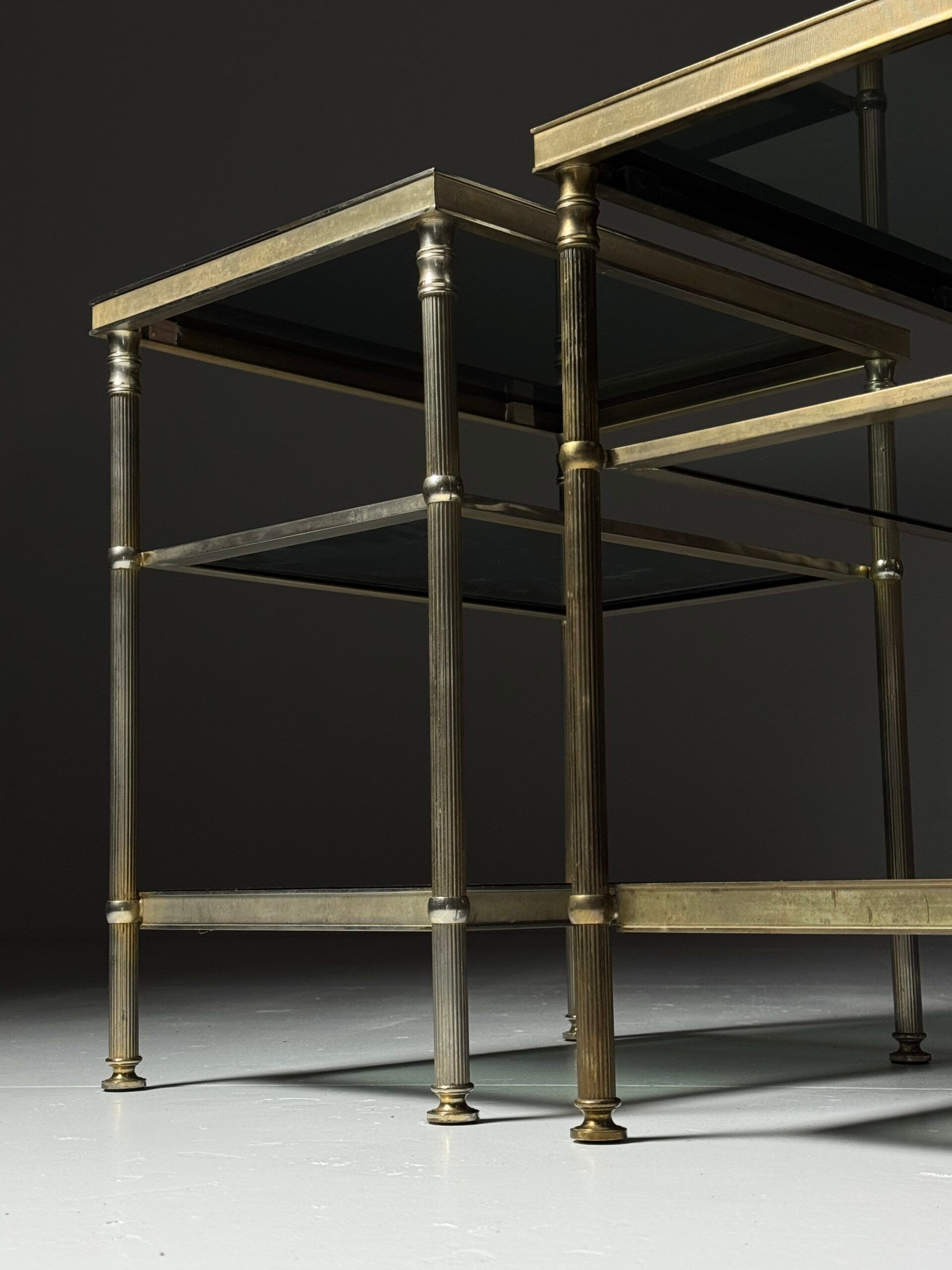 Metal side tables 1960s-70s