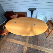 Florence Knoll Oval Desk Table for Knoll International circa 1980