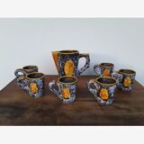Vallauris decorative orangeade service