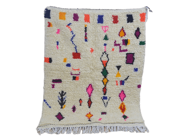 Tapis berbère coloré 152 X 105 CM