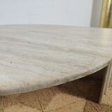 80s travertine coffee table