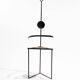 Chaise sculpturale en acier, 1980s