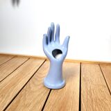 Small vintage ring sizer and purple soliflore