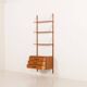 Scandinavian mid century wall unit in teak, 1960s