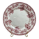 Flat plate ironstone H. Boulenger Choisy-le-roi Paris model – burgundy roses