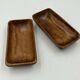 Duo of wooden aperitif dishes