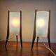 Paire de lampes fusées tripodes Pokrok Zilina, années 1970