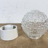 Vintage White Porcelain Ceiling Light, 1970s