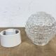 Vintage White Porcelain Ceiling Light, 1970s