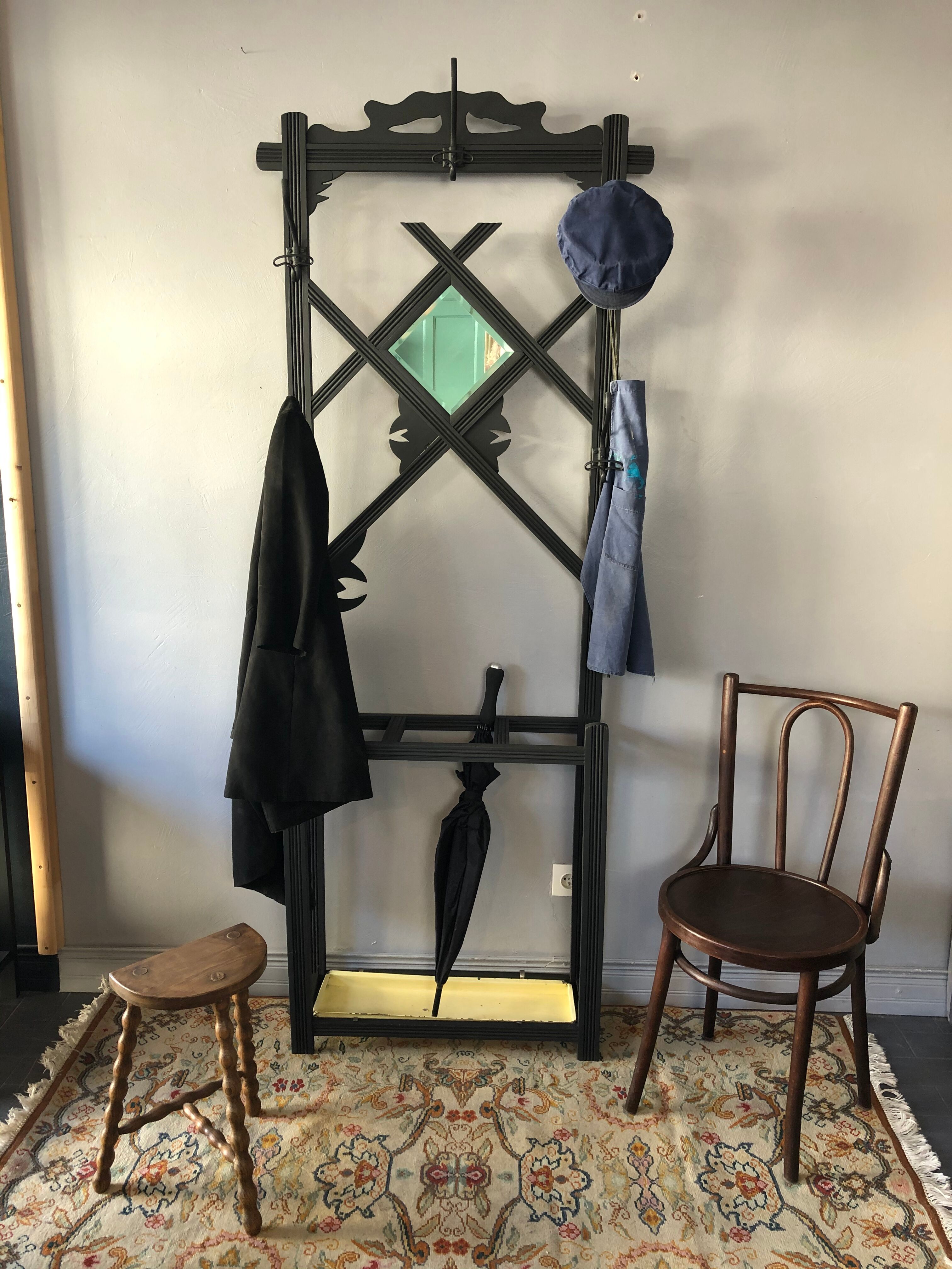 Art Deco coat rack