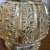 Vintage amber glass hanging