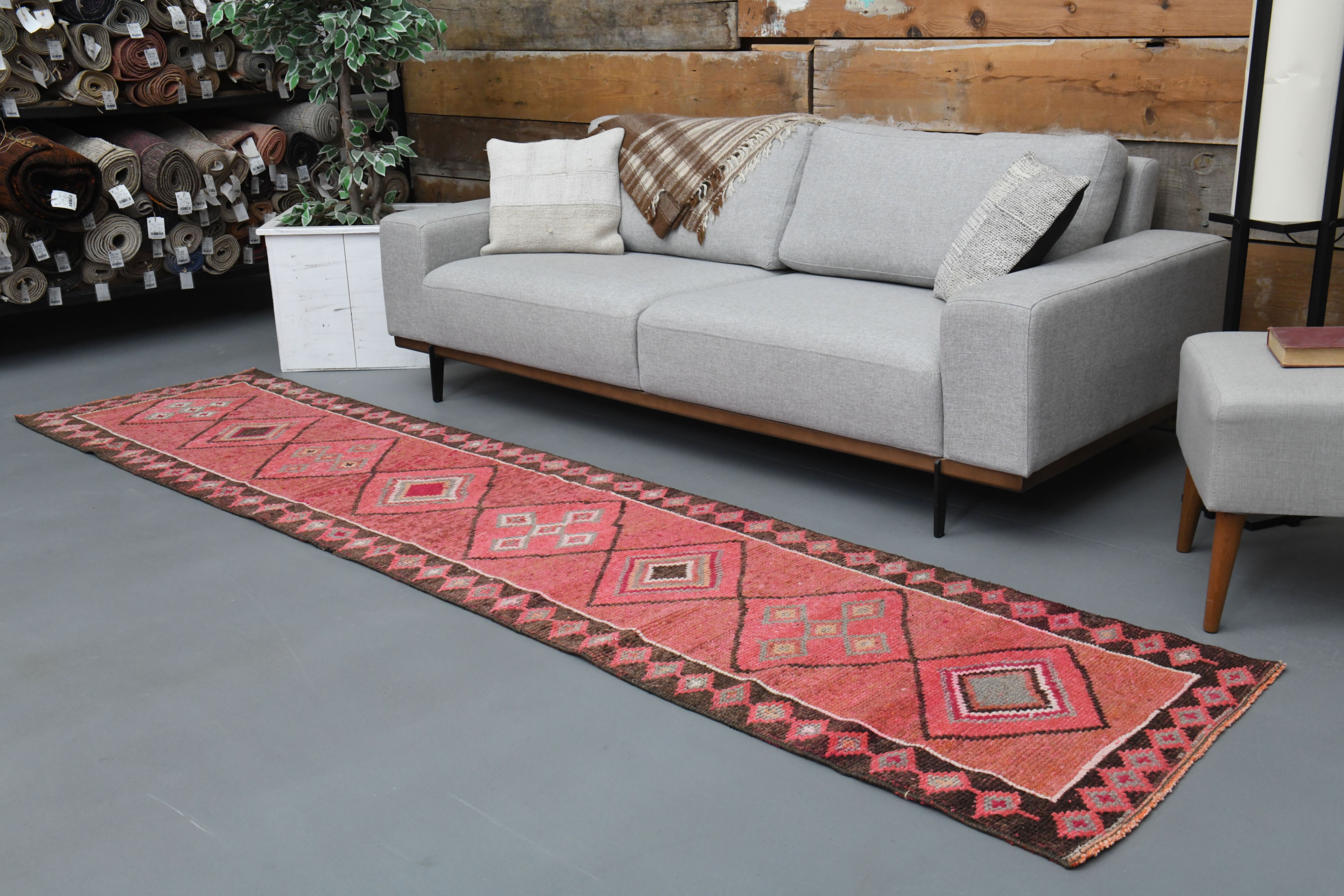 Vintage turkish kilim runner - 341x79cm