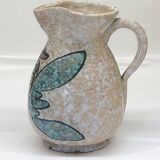 Toledo ceramic pitcher by Pablo Sanguino fish decoration