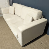 Off-white 3-seater sofa