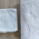Old tablecloth and 12 napkins, table linen