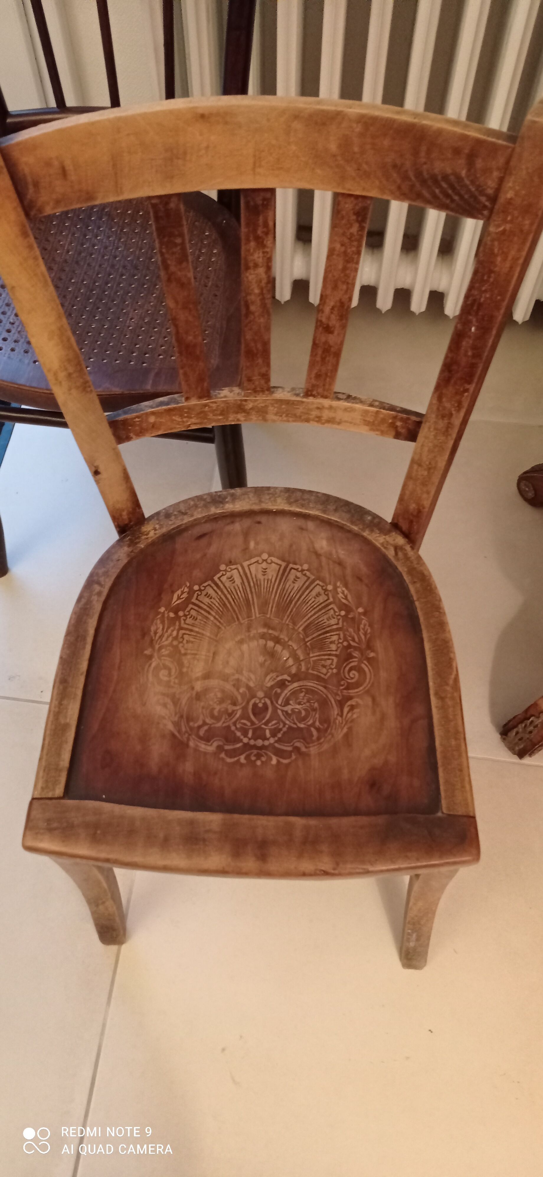 Antique bistro chair