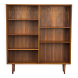 Large Walnut Bookcase by Bertil Fridhagen for Bodafors, 1969