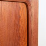Bernhard Pedersen & Søn teak sideboard with tambour doors / Danish Mid-Century Modern design / 1960s