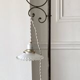 Opaline portable lamp
