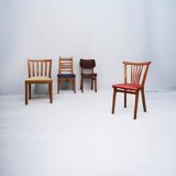 4 chaises mid century