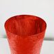 Red stone and fibreglass lamp, vintage