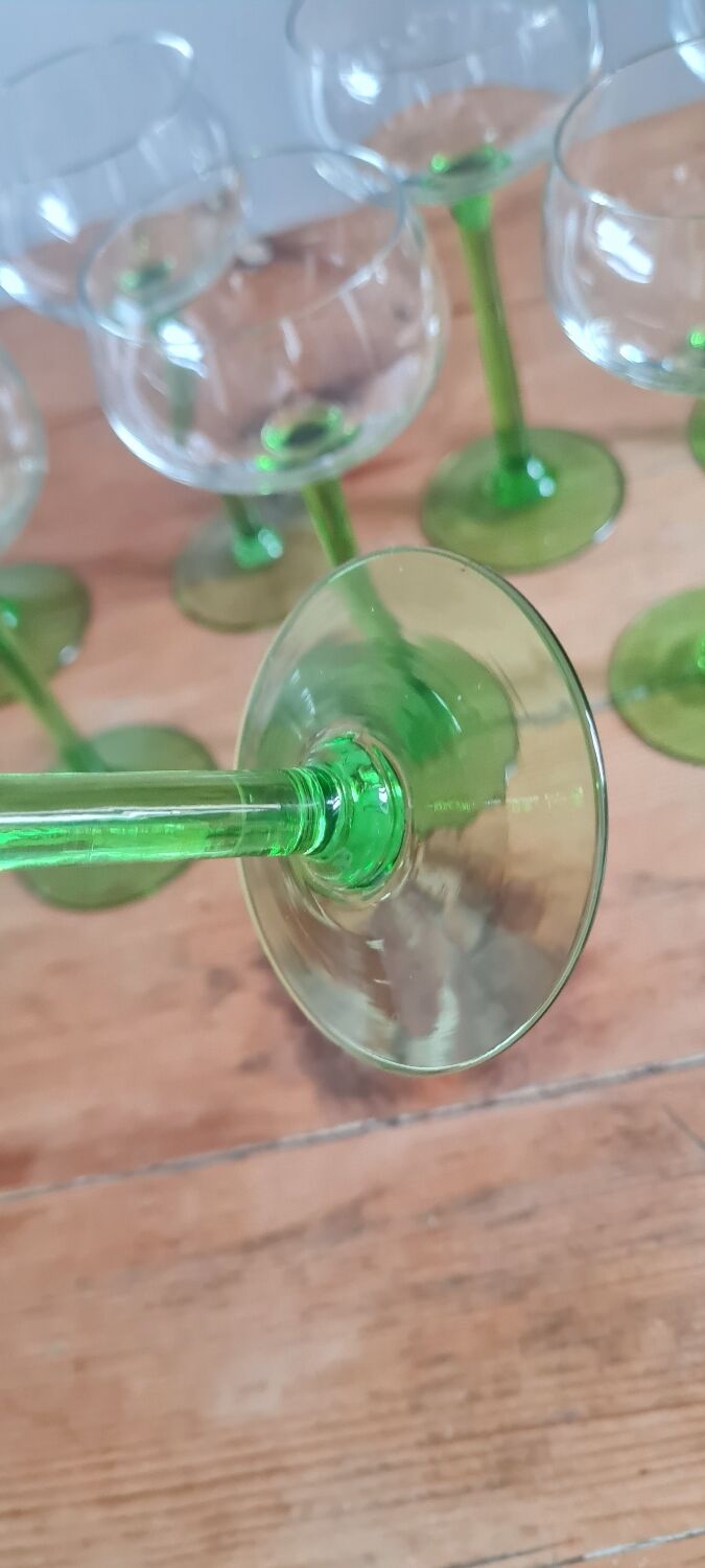 Set of 8 Alsace wine glasses