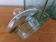 Bocal octogonal en verre vert
